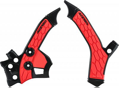 Acerbis 0023405 Honda, X-Grip Rahmenschützer - Schwarz/Rot von Acerbis