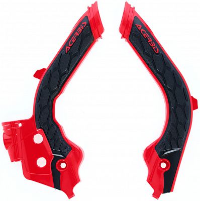 Acerbis 0023600 Husqvarna, X-Grip Rahmenschützer - Rot/Schwarz von Acerbis