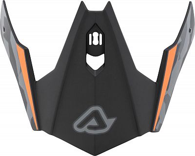 Acerbis Aria, Helmschirm - Schwarz/Grau/Orange von Acerbis