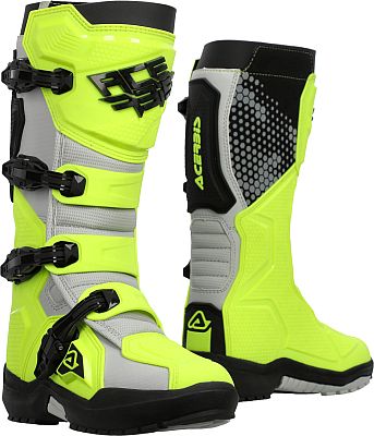 Acerbis Artiglio, Stiefel - Neon-Gelb/Hellgrau - 39 EU von Acerbis