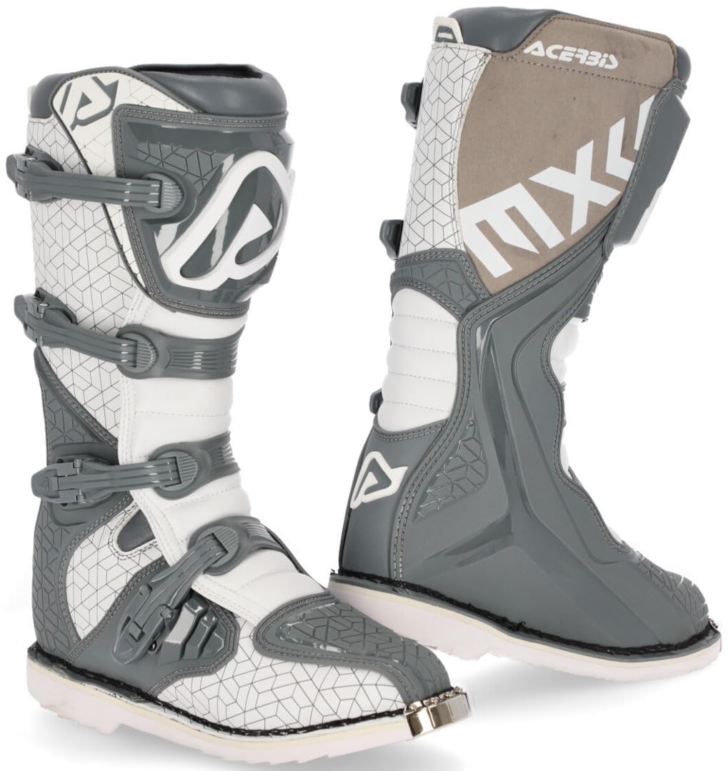 Acerbis STIEFEL E-TEAM grau/WEISS T.44 von Acerbis