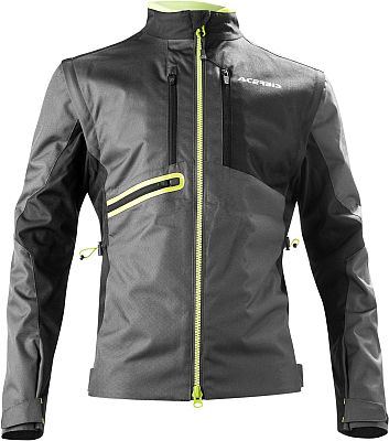 Acerbis Enduro-One, Textiljacke - Schwarz/Neon-Gelb - 3XL von Acerbis