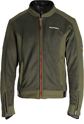 Acerbis Gordon, Textiljacke wasserdicht - Oliv/Orange - XL von Acerbis