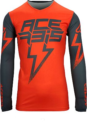 Acerbis H-Flex Blizzard, Trikot - Orange/Dunkelgrau - XL von Acerbis