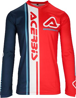 Acerbis J-Track Connection, Trikot - Rot/Dunkelblau/Weiß - S von Acerbis