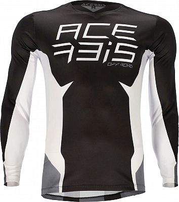 Acerbis J-Track Three S22, Trikot - Schwarz/Weiß - XXL von Acerbis