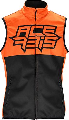 Acerbis Linear, Weste - Schwarz/Orange - 3XL von Acerbis