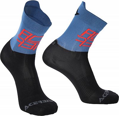 Acerbis MTB Light, Socken - Blau/Schwarz/Rot - L/XL von Acerbis