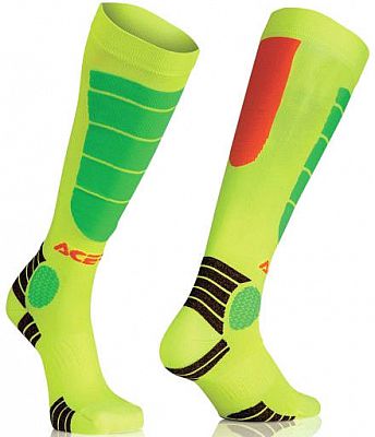 Acerbis MX Impact, Socken Kinder - Neon Orange/Gelb - S/M von Acerbis