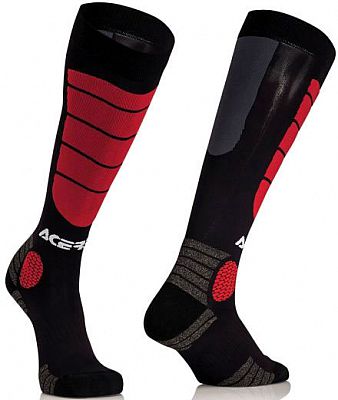 Acerbis MX Impact, Socken Kinder - Schwarz/Rot - S/M von Acerbis