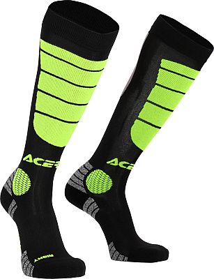 Acerbis MX Impact, Socken lang - Schwarz/Neon-Gelb - XXL von Acerbis