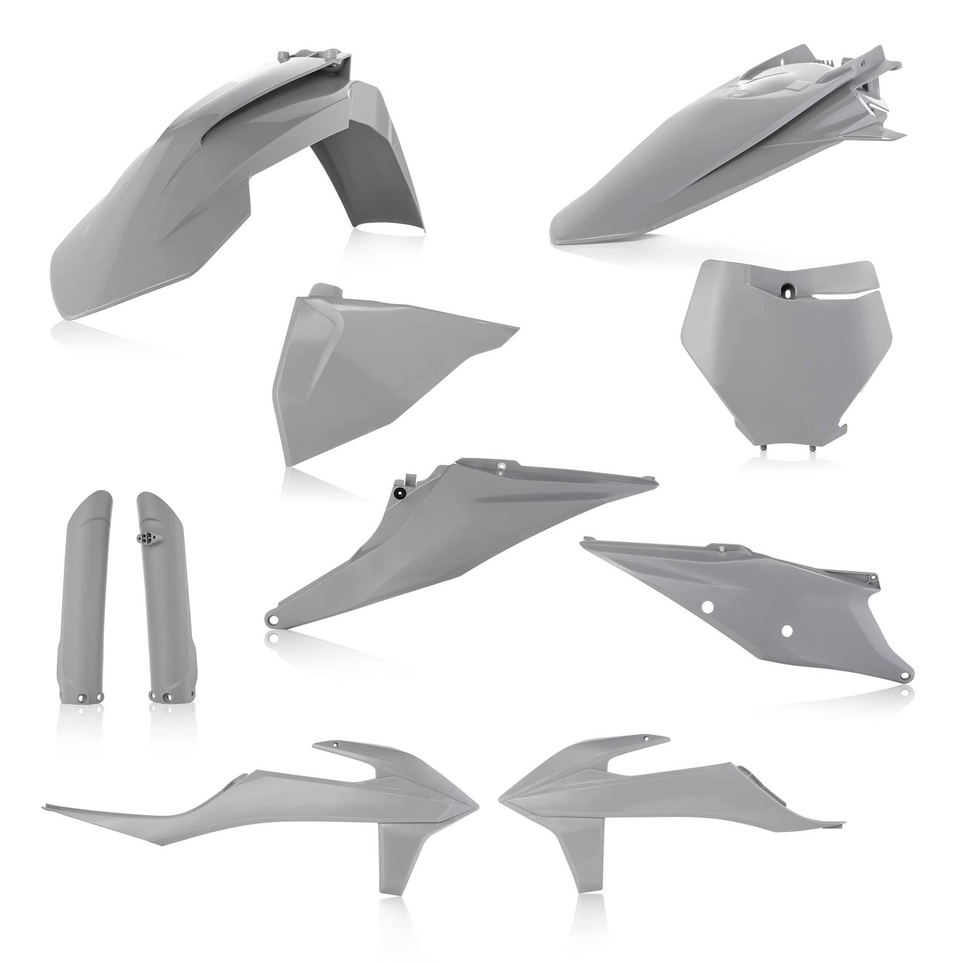 Acerbis Plastik-Kit Full-Kit Grau von Acerbis