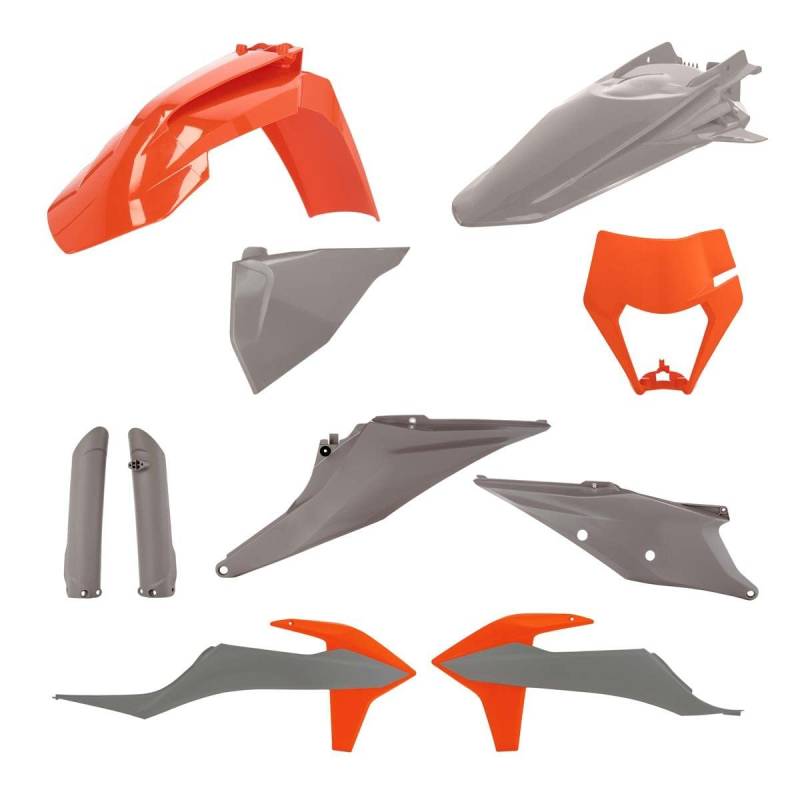 Acerbis Plastik-Kit Full-Kit Grau von Acerbis