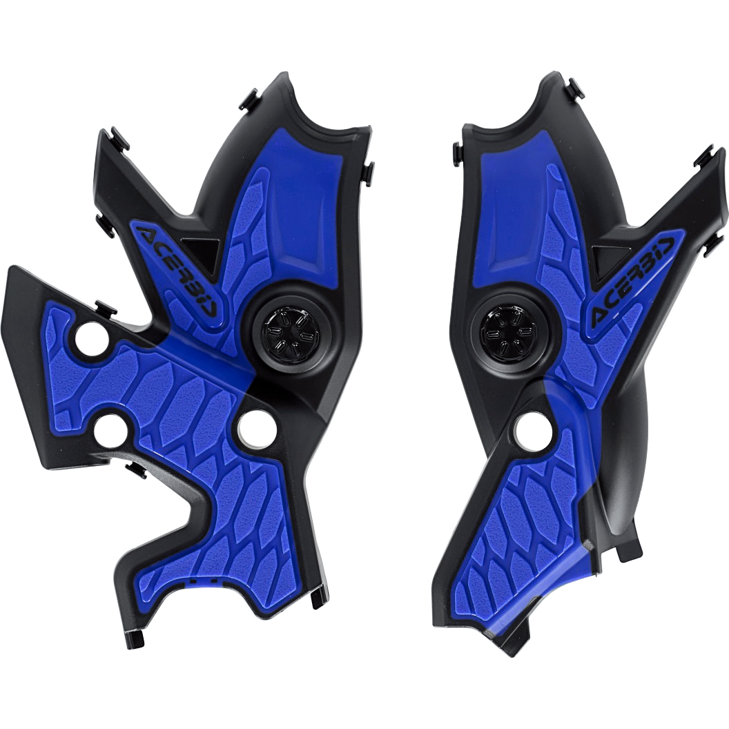 Acerbis Rahmenprotektorenpaar X-Grip schwarz/blau für Tenere 700 von Acerbis