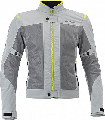 Acerbis Ramsey Vented, Textiljacke - Grau/Neon-Gelb - XXL von Acerbis