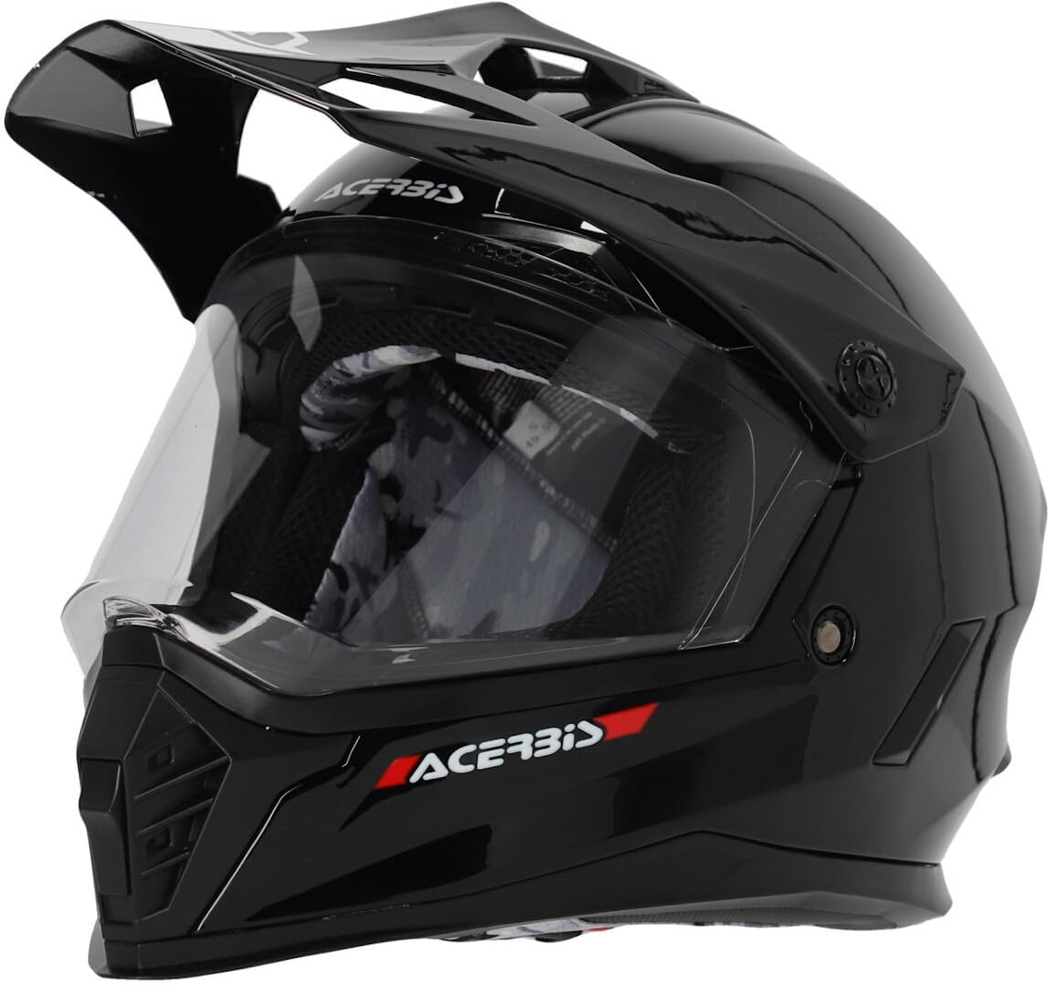 Acerbis Rider Solid Motocross-Helm für Kinder (Black,YL (51/52)) von Acerbis