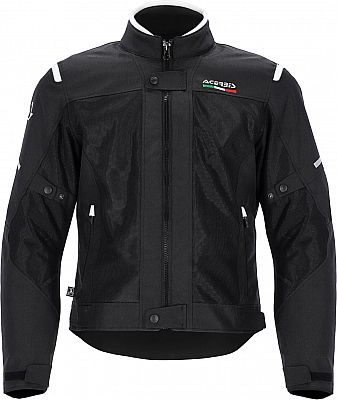 Acerbis Ruby, Textiljacke wasserdicht - Schwarz/Weiß - M von Acerbis