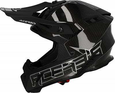 Acerbis Steel Carbon S23, Motocrosshelm - Schwarz/Grau - L von Acerbis