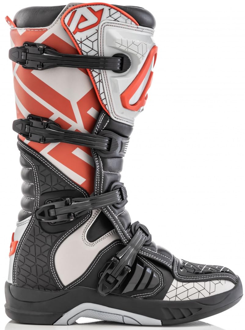 Acerbis Stiefel X-TEAM schwarz/grau, 43 von Acerbis