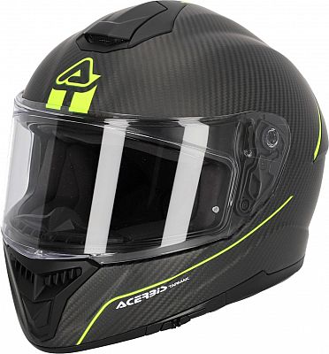 Acerbis Tarmak, Integralhelm - Schwarz/Grau/Neon-Gelb - L von Acerbis