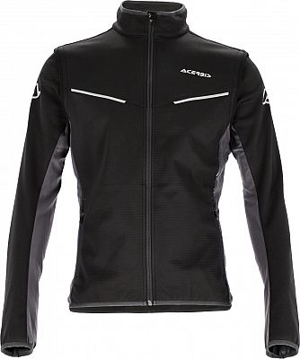 Acerbis Track Softshell, Textiljacke - Schwarz/Grau - L von Acerbis