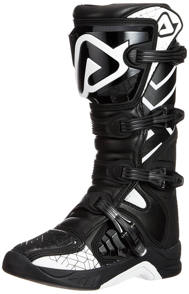 Acerbis Unisex X-Team Motorcycle Boot, Schwarz Weiß, 40 EU, 0022999.315.040 von Acerbis