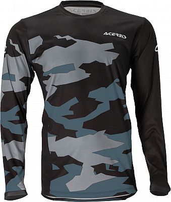 Acerbis X-Duro Winter, Trikot - Schwarz/Grau/Dunkelgrau - L von Acerbis