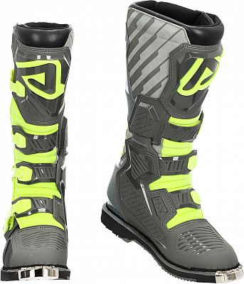 Acerbis X-Race, Stiefel - Dunkelgrau/Neon-Gelb - 39 EU von Acerbis