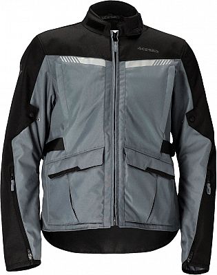 Acerbis X-Trail, Textiljacke wasserdicht - Grau/Schwarz - 3XL von Acerbis