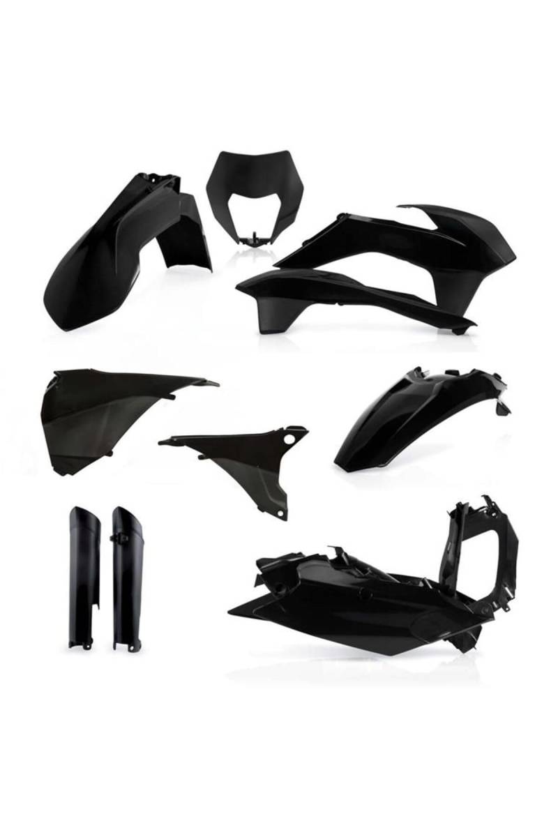 ACERBIS Vollkunststoff-Kit KTM EXC EXC-F 2014 schwarz von Acerbis