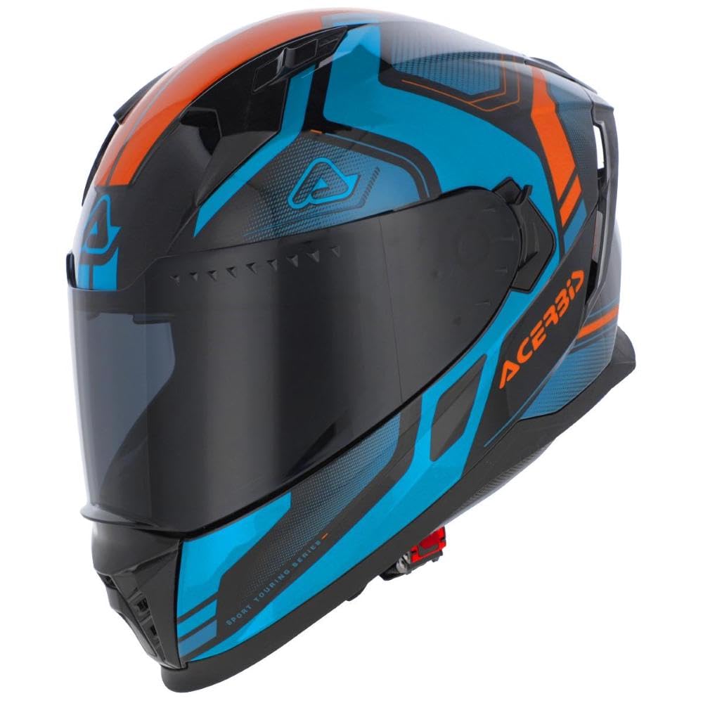 Helm Acerbis X-Way ECE22.06 Graphic Blau Orange Größe XS (53 – 54 cm) von Acerbis