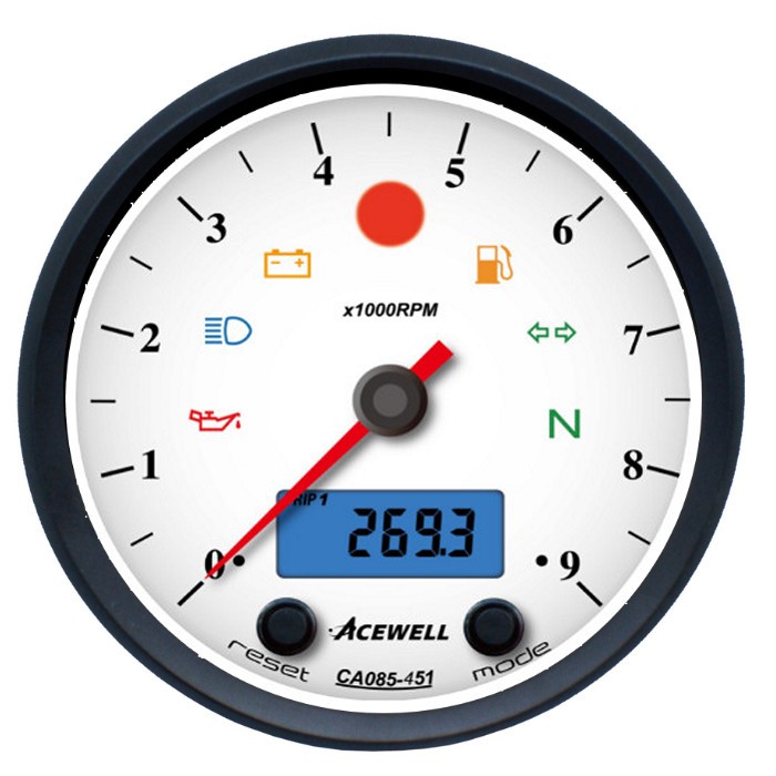 Acewell Drehzahlmesser ACE-CA085451ASW von Acewell