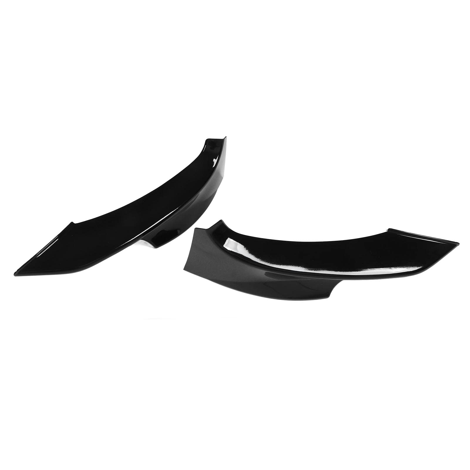 2 Stück Frontstoßstangen-Lippensplitter-Spoiler, Schwarz, Ersatz für 3er E92 E93 M Sport 2010–2013, Frontstoßstangen-Lippenspoiler, Fahrzeug-Frontstoßstangen-Lippenspoiler, von Acouto