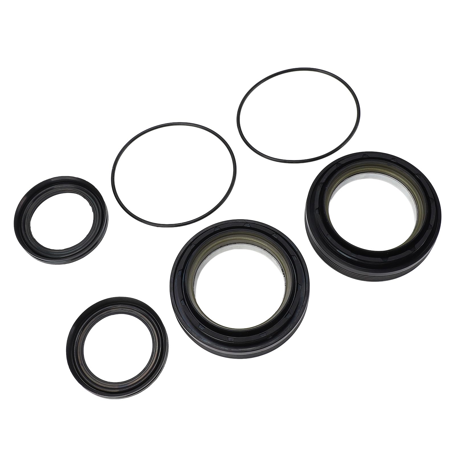 ACOUTO 6PCS Vordere Achs Impfstoff Knöchelrohr Kit Stahl Gummi 5049 für F? 450 F? 550 Exkursion Wurde für F? 450 Exkursion 50 1998? 2004 ausgelegt. Zahlen: Vorderachse Impfstoff von Acouto