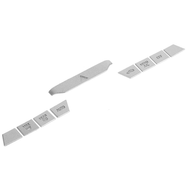 Acouto Hochwertige Klimaanlagen-Modus-Tastenverkleidung aus Aluminiumlegierung, Robust, Leicht zu Reinigen, Stilvolles und Elegantes Design, Pasteninstallation, Passend für 3er G20 G28 von Acouto