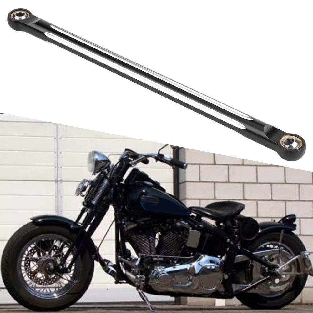 Acouto Motorrad-Schalthebel, Hochfestes Schaltgestänge aus Aluminiumlegierung, Einfache Installation und Entfernung, Leicht Tragbar, für Touring Softail Road King ab 1986–2018 (Black) von Acouto