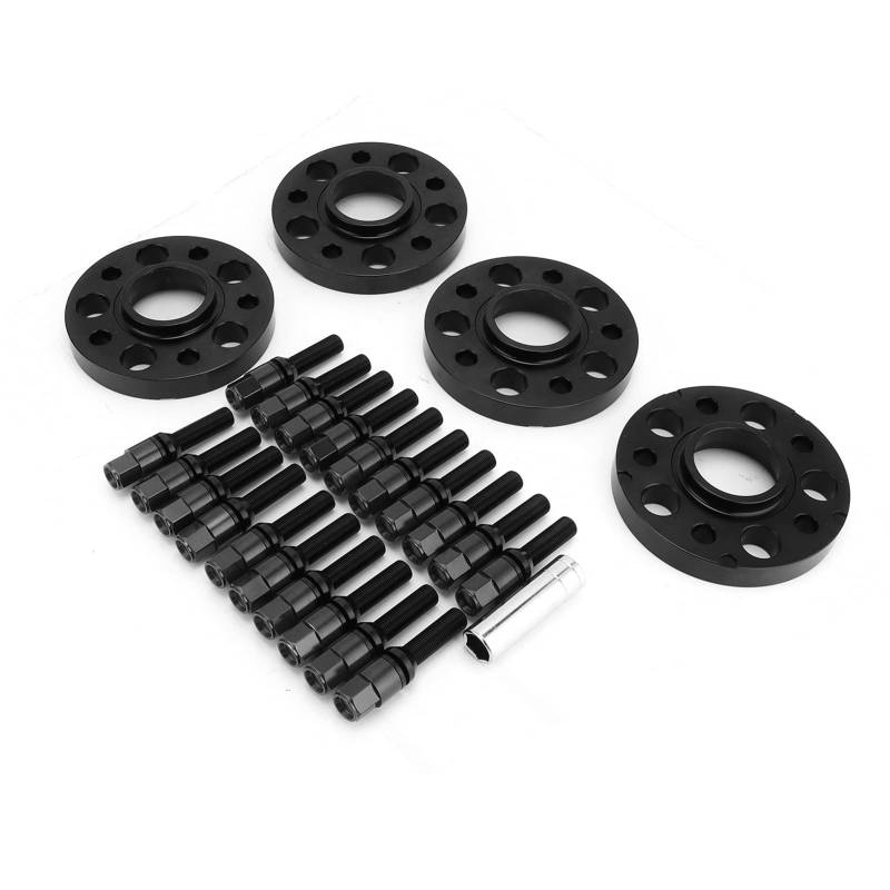 Acouto Radsp-Kit 20 Mm Ersatz für 3er-Serie G20 318d 320d 320d 320i 330d 330i 2019?2020 Hochwertige 606-Aluminium-CNC-Maschinenleistung (Black) von Acouto