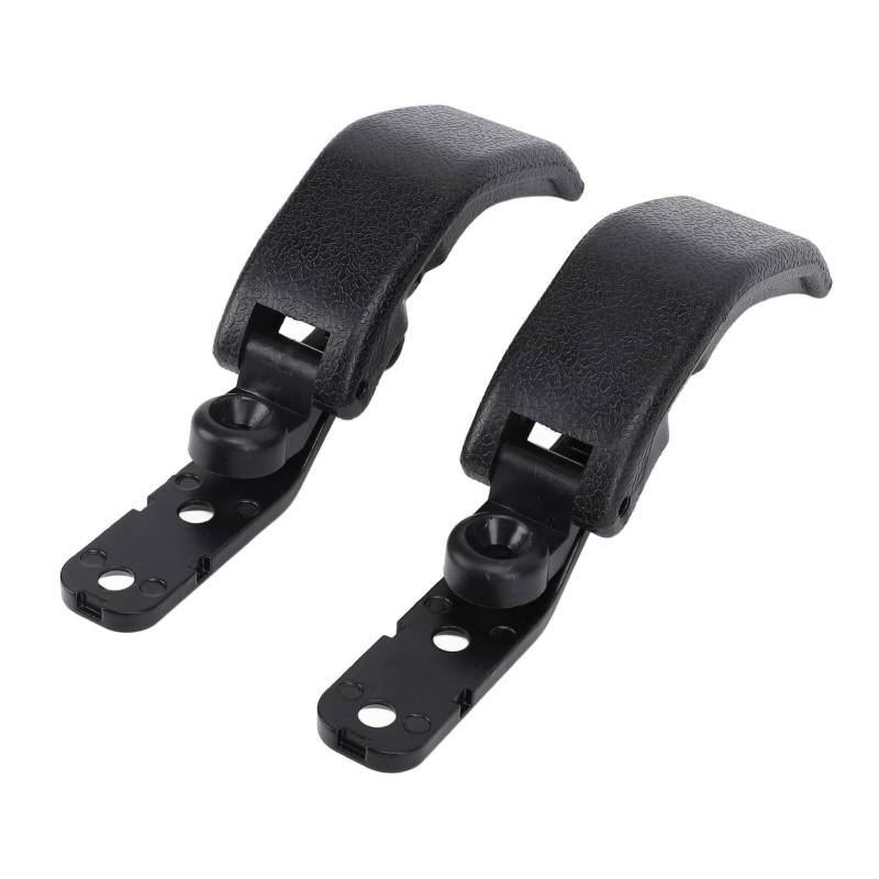 Acouto Riegel für Hinteres Seitenfenster, Metall, Erhöhte Sicherheit, Starker Halt, für T100 Hilux, 2 Stück (Black) von Acouto