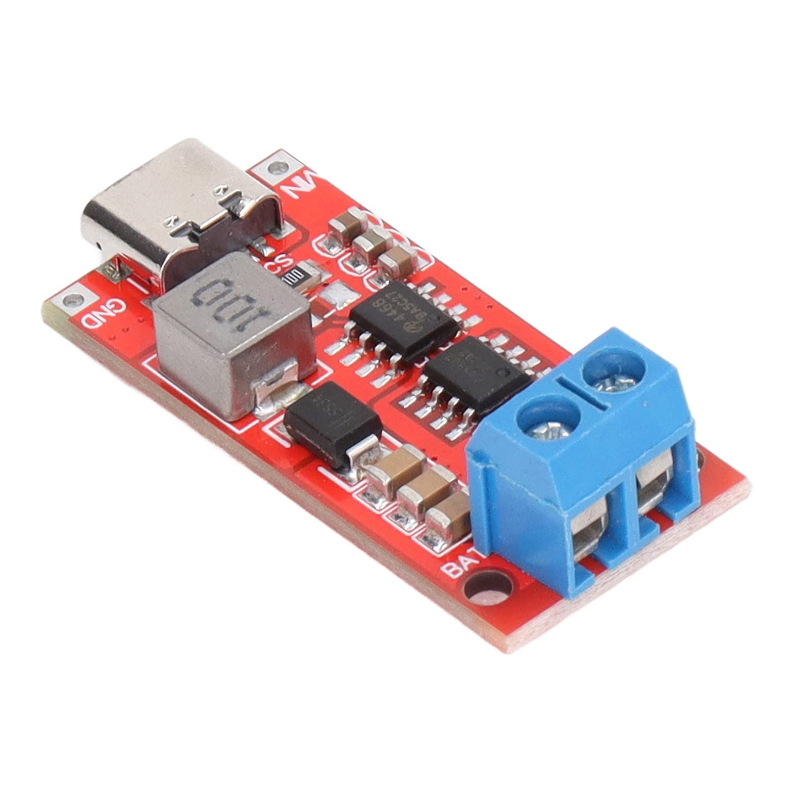 Acouto Step-Down-Ladeplatine, 3S Typ C Bis 12,6 V Boost-Batteriemodul, USB-Lademodul für 3,7 V Bis 5 V, 1 A USB-Ladegerät (1A) von Acouto