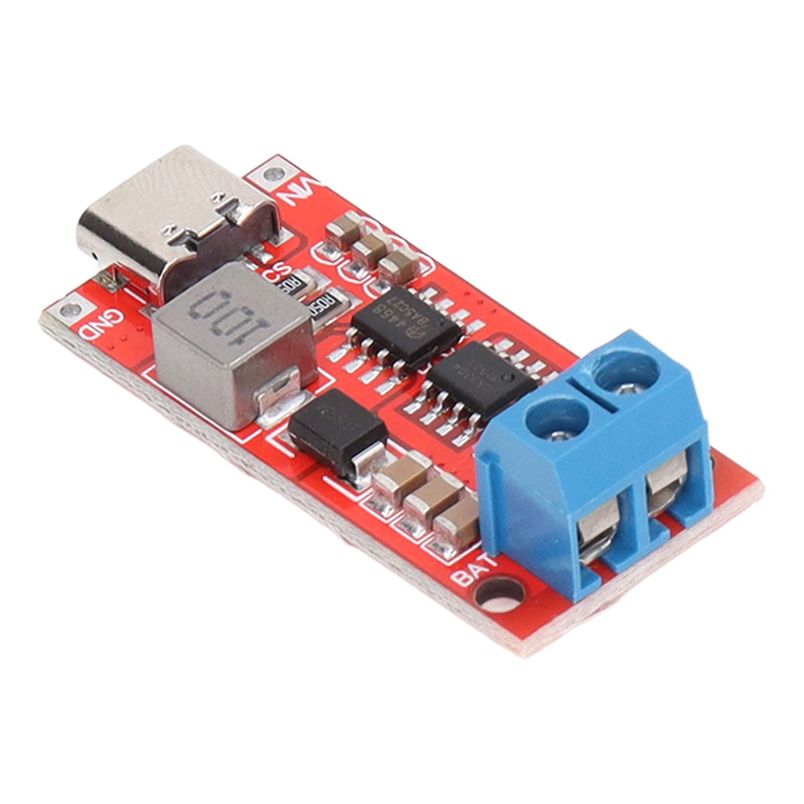 Acouto Step-Down-Ladeplatine, 3S Typ C Bis 12,6 V Boost-Batteriemodul, USB-Lademodul für 3,7 V Bis 5 V, 1 A USB-Ladegerät (4A) von Acouto