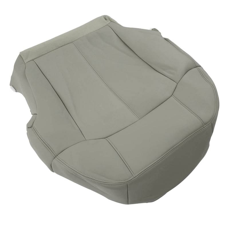 Acouto Unterer Sitzbezug für den Vorderen Fahrersitz, Ersatz für Autositzschutz aus PU-Leder für Suburban 1999-2002 (Grey) von Acouto