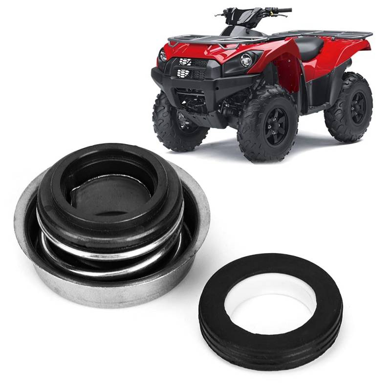 Acouto Wasserpumpe Mechanische Dichtungsabdeckung, Eisen- und Gummi-Material, Stabile Leistung, Geeignet für ATV KVF750B Brute Force 750 4x4i 05-07 von Acouto