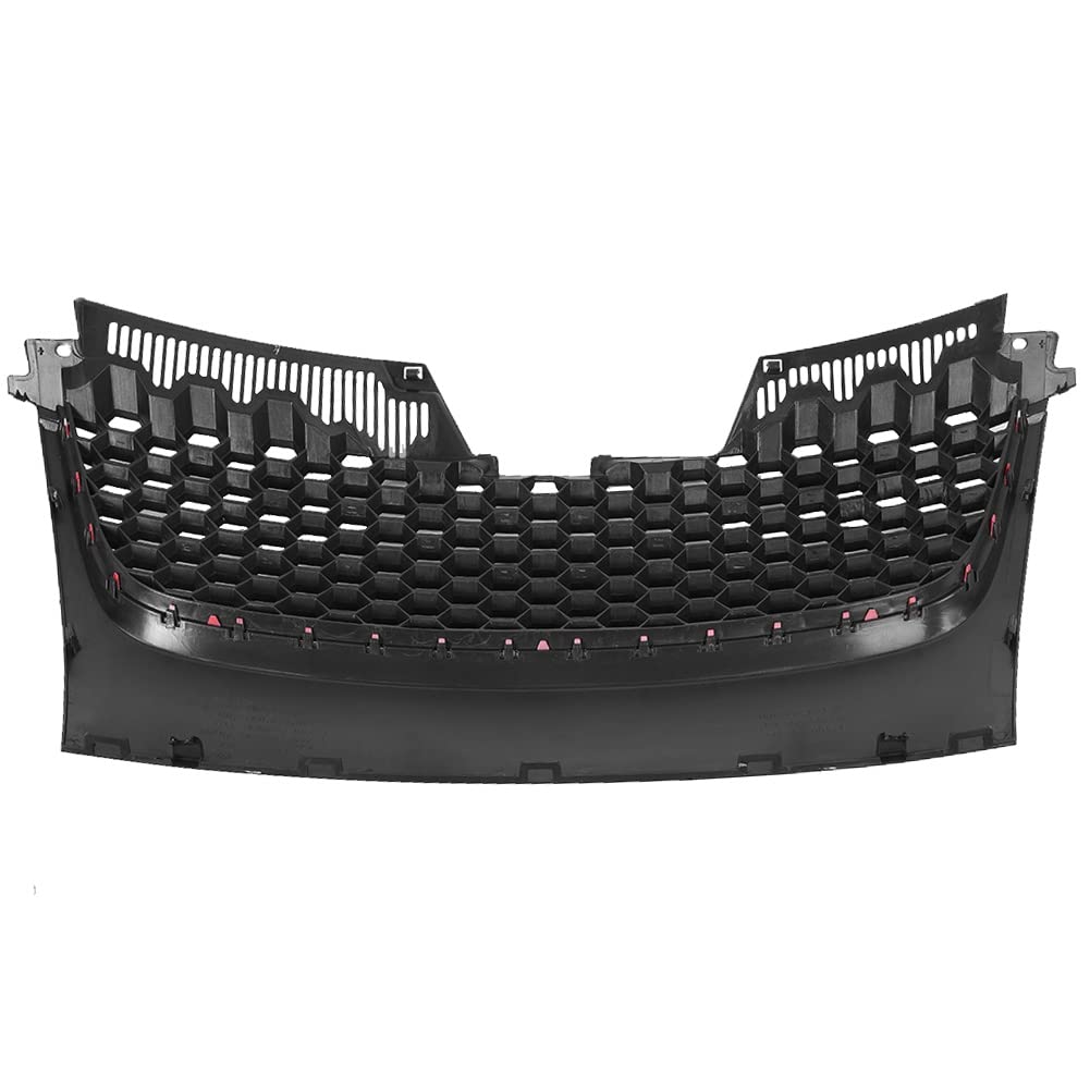 Auto Vorne Schwarz Stoßstangenhaube Unterer Grill Nebelscheinwerfergrills für GTI MK5 2006-2009Stoßstangengrill Frontgrill Auto Frontgrill Nebelscheinwerfergrill Unterer Grill von Acouto