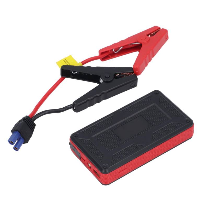 Autobatterie-Starthilfe, Tragbarer 12-V-Notstarter, 1000 A, Spitzenleistung 20000 MAh, Starthilfe-Akku mit LED-Licht für 7 L Benzinmotor, Loch 6 Mm Lochdurchmesser, von Acouto