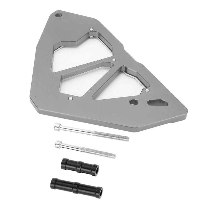 CNC Aluminiumlegierung Vordere Kettenradabdeckung, Langlebiger Schutz mit Modischer Look für Z250 Z300 250 300 2013-2017, Einfache Installation, Passt zu Verschiedenen (Titan) von Acouto