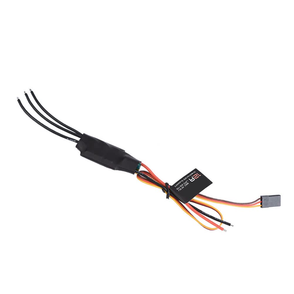 FPV ESC EMAX Blheli Serie 12A 20A ESC, Glatte und Lineare Gasreaktion für Quadcopter, Niedrige Spannung und Überhitzungsschutz, Blheli-Programm, Geeignet für 2-4S-Batterien, von Acouto