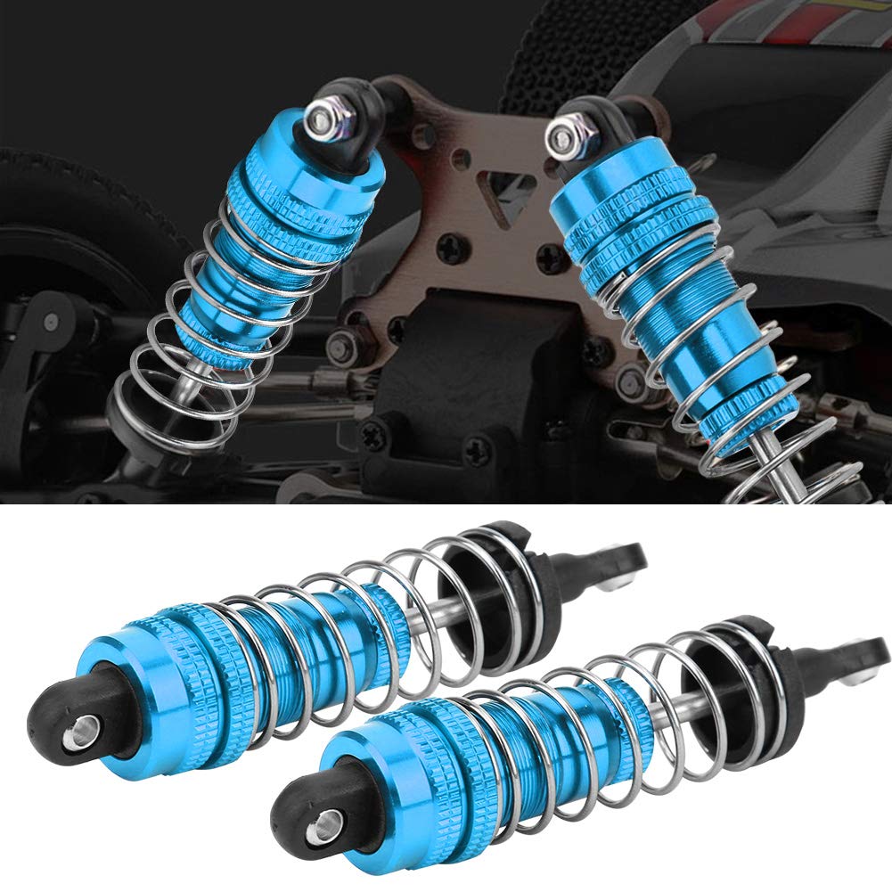 Flexibles Metall-Stoßdämpfer-Dämpfer-RC-Car-Zubehör für Wltoy 144001-1316-Modell, Zuverlässige Qualität für Sammler (BLUE) von Acouto