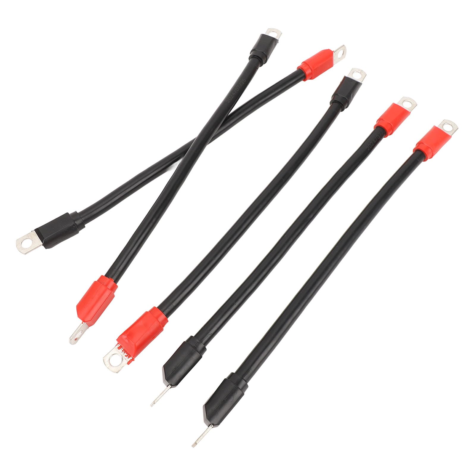 Golfwagen -Batteriekabel Kabel Kit 5pcs 14.17in Dose Copper Draht mit Sechskantklemmen Rot Schwarz für 36 V 48 V Golfwagen von Acouto