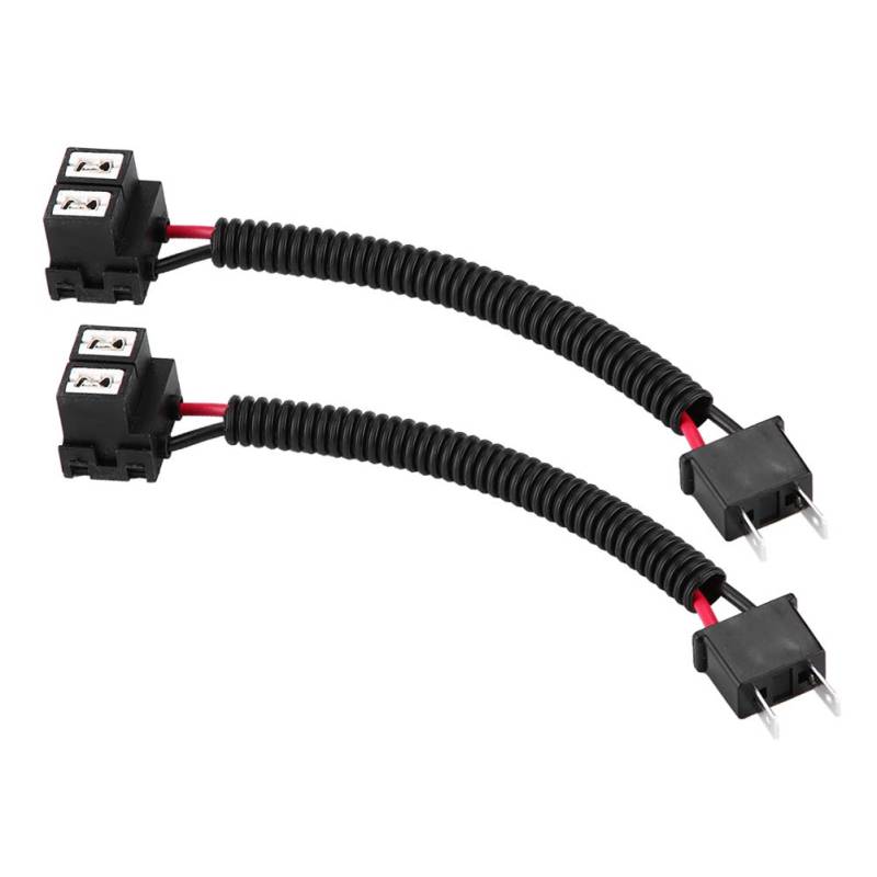 H7-Keramik-Adapterkabel-Verlängerungsstecker für Scheinwerfer/Nebelscheinwerfer, Plug-and-Play für Hochleistungslampen mit Hoher Hitzebeständigkeit, Geeignet für/LED/SMD, von Acouto