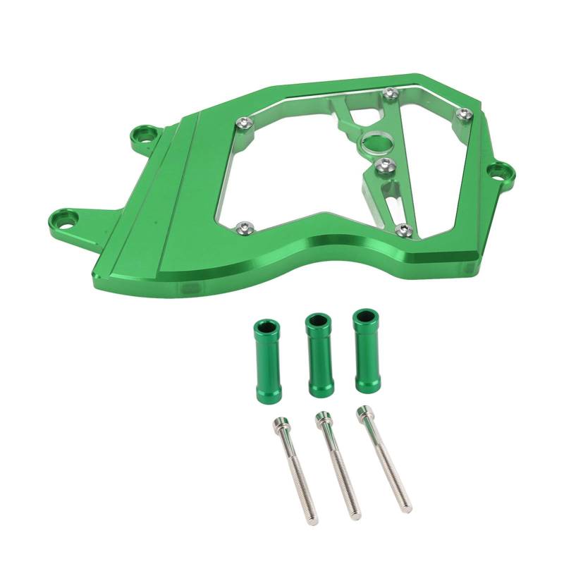 Kettenradabdeckung aus CNC-Aluminiumlegierung, Kettenschutz, Motorrad-Nachrüstung, Ersatz für ZX6R 2009–2021. Vordere Sp-Abdeckung. Vordere Sp-Kettenschutzabdeckung (Green) von Acouto